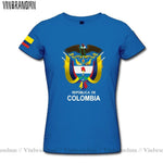 Colombia men t shirt fashion nation team jerseys tee shirt women cotton t-shirts streetwear fitness clothes country tops new COL-AMAZON FACTORY