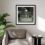 Courtside Market Grand Central - Information Booth & Clock Framed Canvas - AMAZON FACTORY