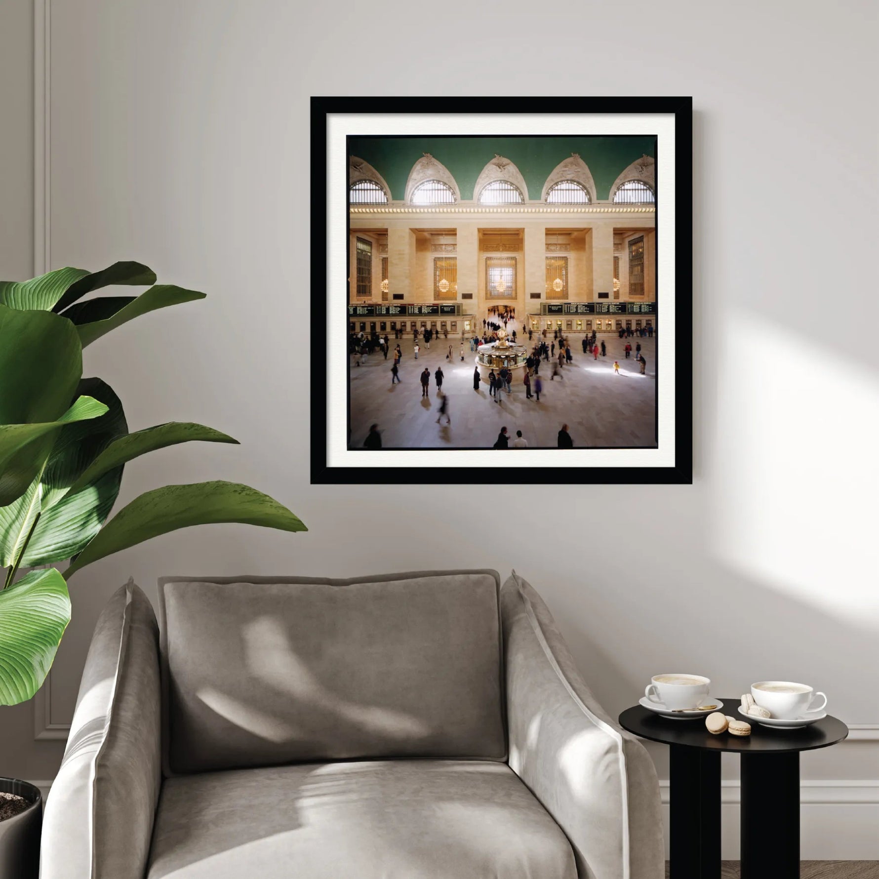 Courtside Market Grand Central - Main Concourse Framed Canvas - AMAZON FACTORY