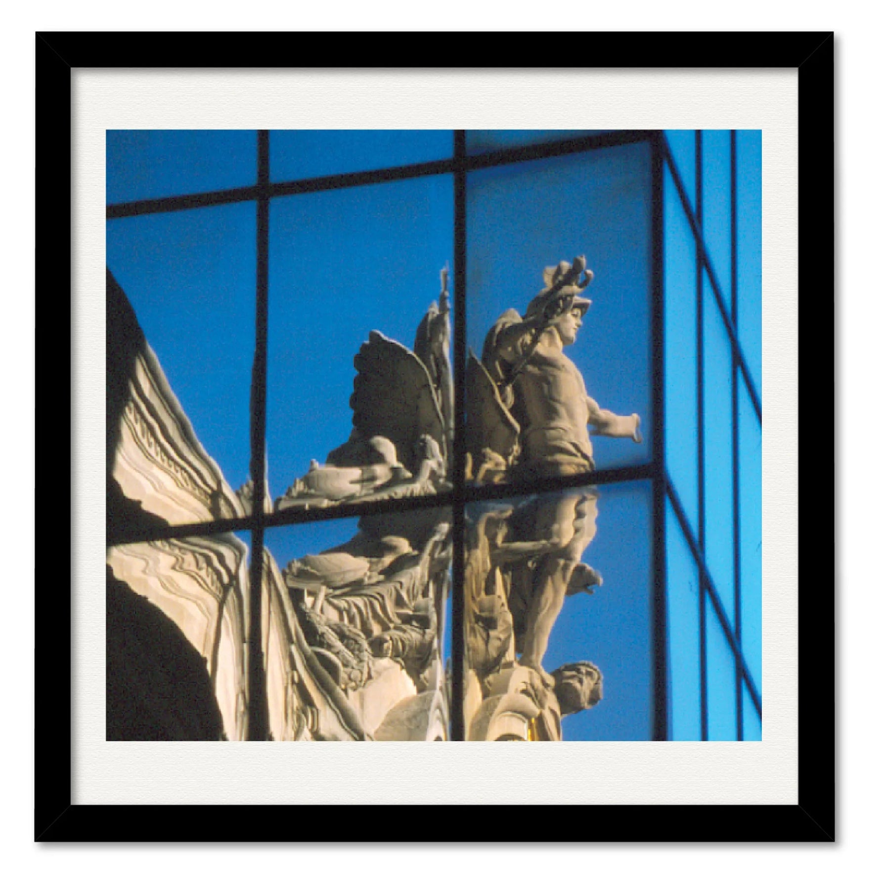 Courtside Market Grand Central - Reflection Framed Canvas - AMAZON FACTORY