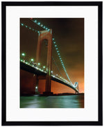 Courtside Market Verrazano - Narrows - Night Framed Art - AMAZON FACTORY