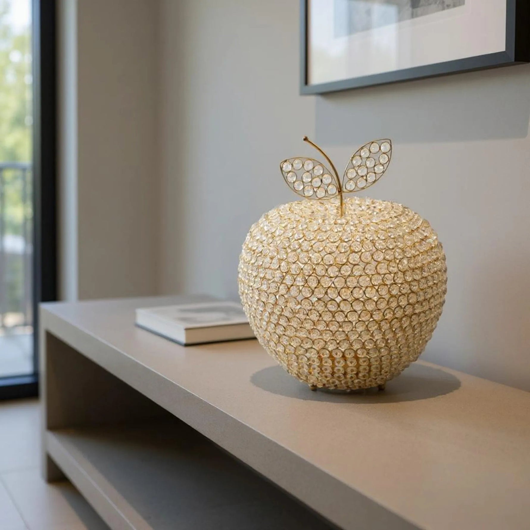 Crystal Decorative Apple - AMAZON FACTORY