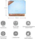 Cube Light Wood Essential Oil Diffuser - AMAZON FACTORY