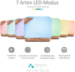 Cube Light Wood Essential Oil Diffuser - AMAZON FACTORY