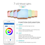 Cube Light Wood Smart With Remote Control Wi - Fi Essential Oil Diffuser - AMAZON FACTORY