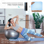 Cube Light Wood Smart With Remote Control Wi - Fi Essential Oil Diffuser - AMAZON FACTORY