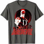 Daredevil T-Shirt Urban Style Short Sleeve Combed Cotton Slim Cut Urban Crew Neck Daily Casual Top for Him & Her Daily Wear-AMAZON FACTORY