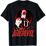 Daredevil T-Shirt Urban Style Short Sleeve Combed Cotton Slim Cut Urban Crew Neck Daily Casual Top for Him & Her Daily Wear-AMAZON FACTORY