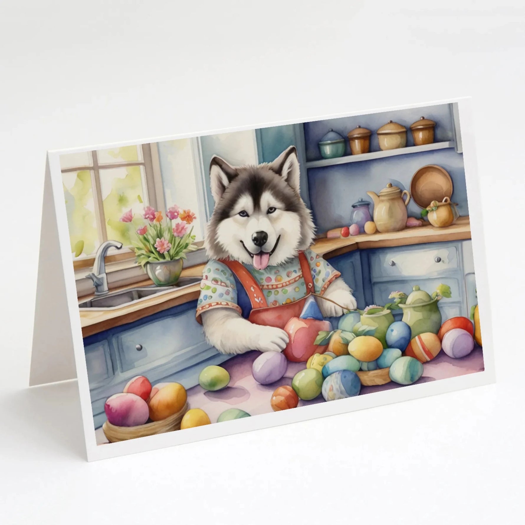 Decorating Easter Greeting Cards - Size: 5X7 | Pack Of: 8 | Collection name: Decorating easter-AMAZON FACTORY