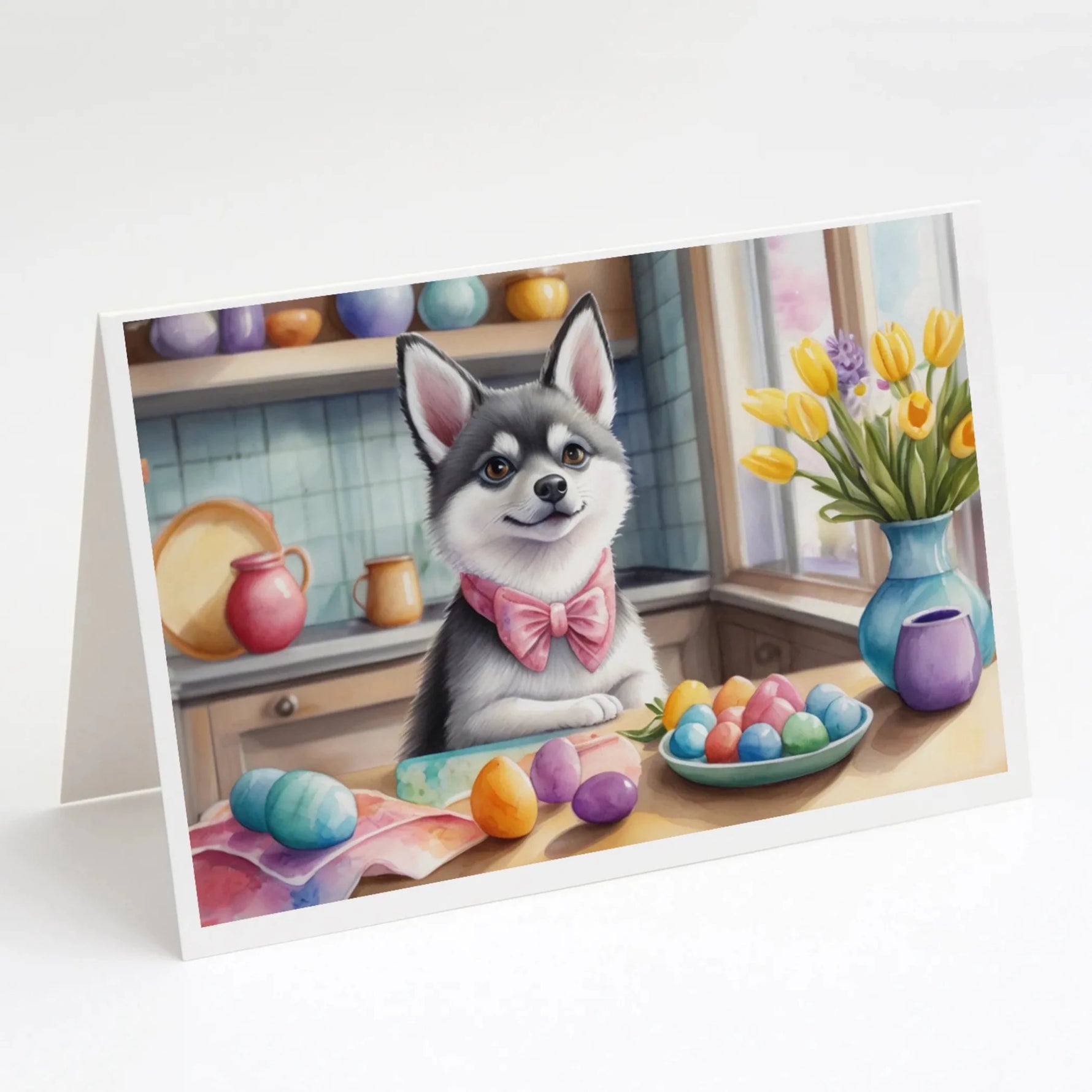 Decorating Easter Greeting Cards - Size: 5X7 | Pack Of: 8 | Collection name: Decorating easter-AMAZON FACTORY