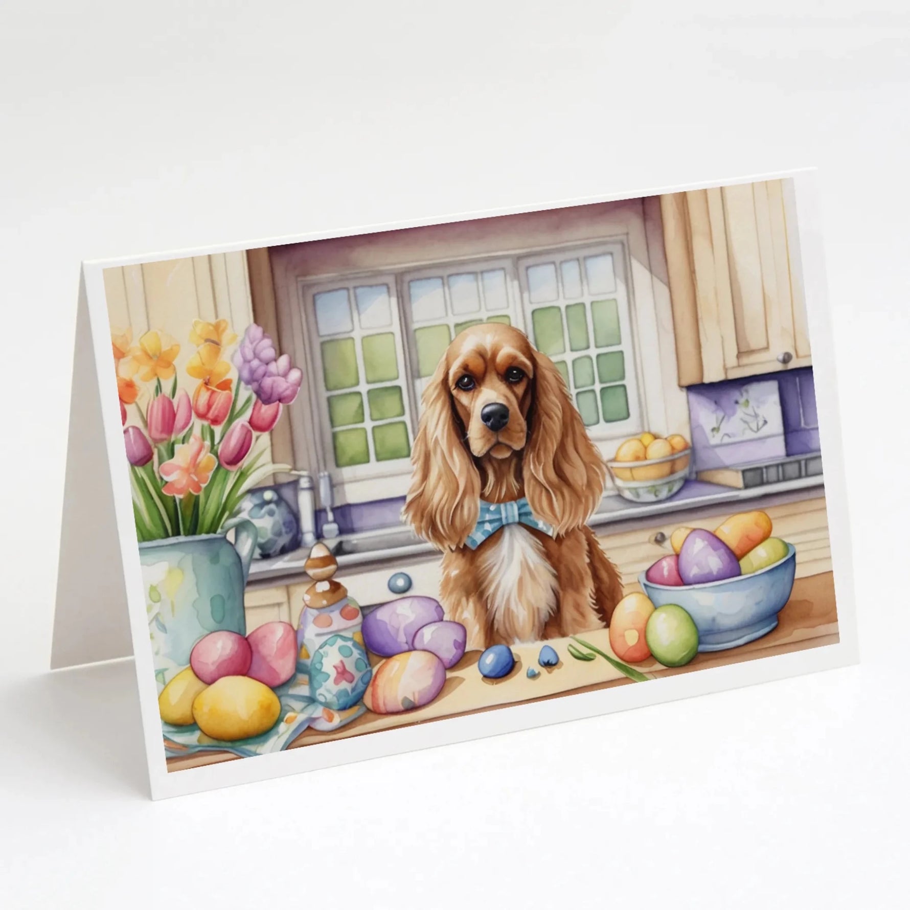 Decorating Easter Greeting Cards - Size: 5X7 | Pack Of: 8 | Collection name: Decorating easter-AMAZON FACTORY
