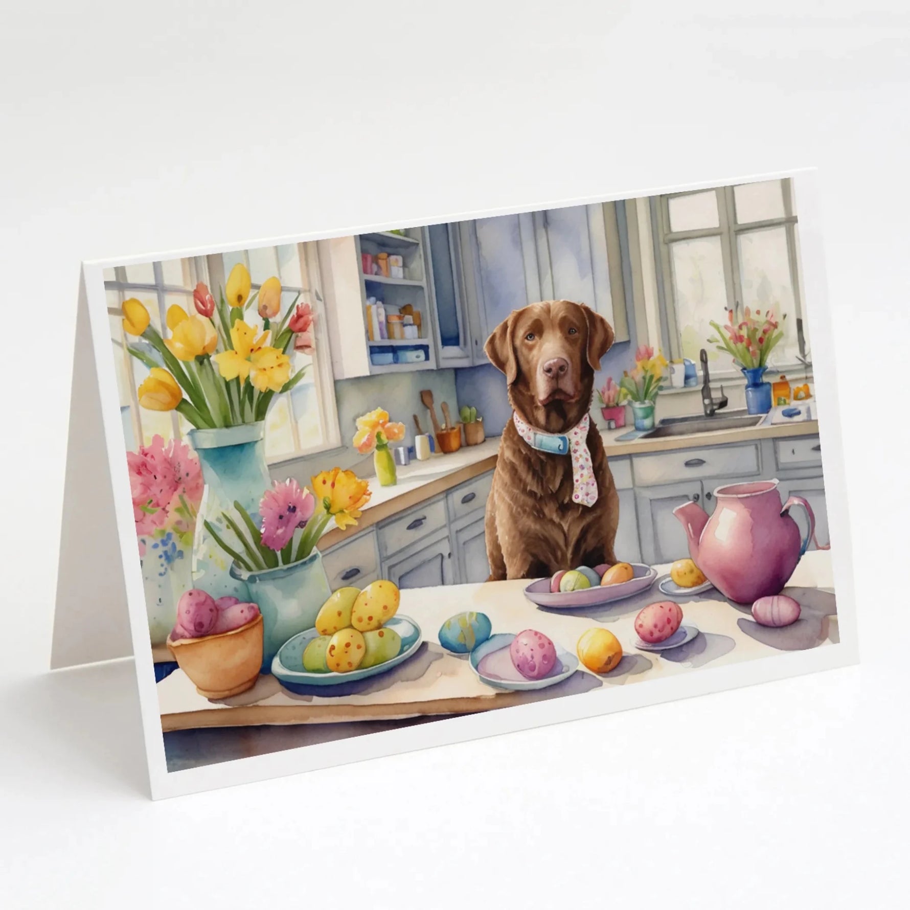 Decorating Easter Greeting Cards - Size: 5X7 | Pack Of: 8 | Collection name: Decorating easter-AMAZON FACTORY