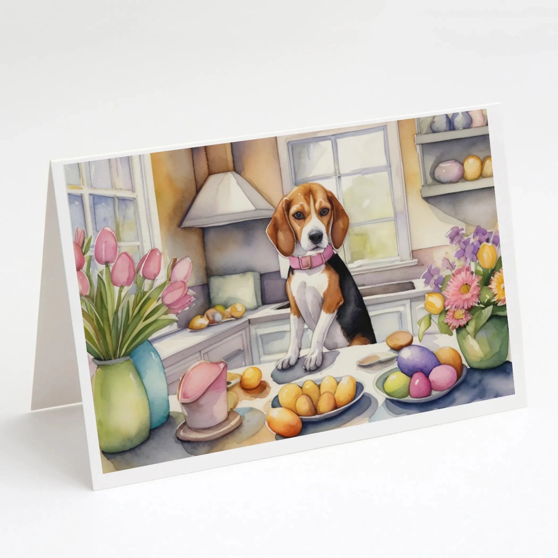 Decorating Easter Greeting Cards - Size: 5X7 | Pack Of: 8 | Collection name: Decorating easter-AMAZON FACTORY