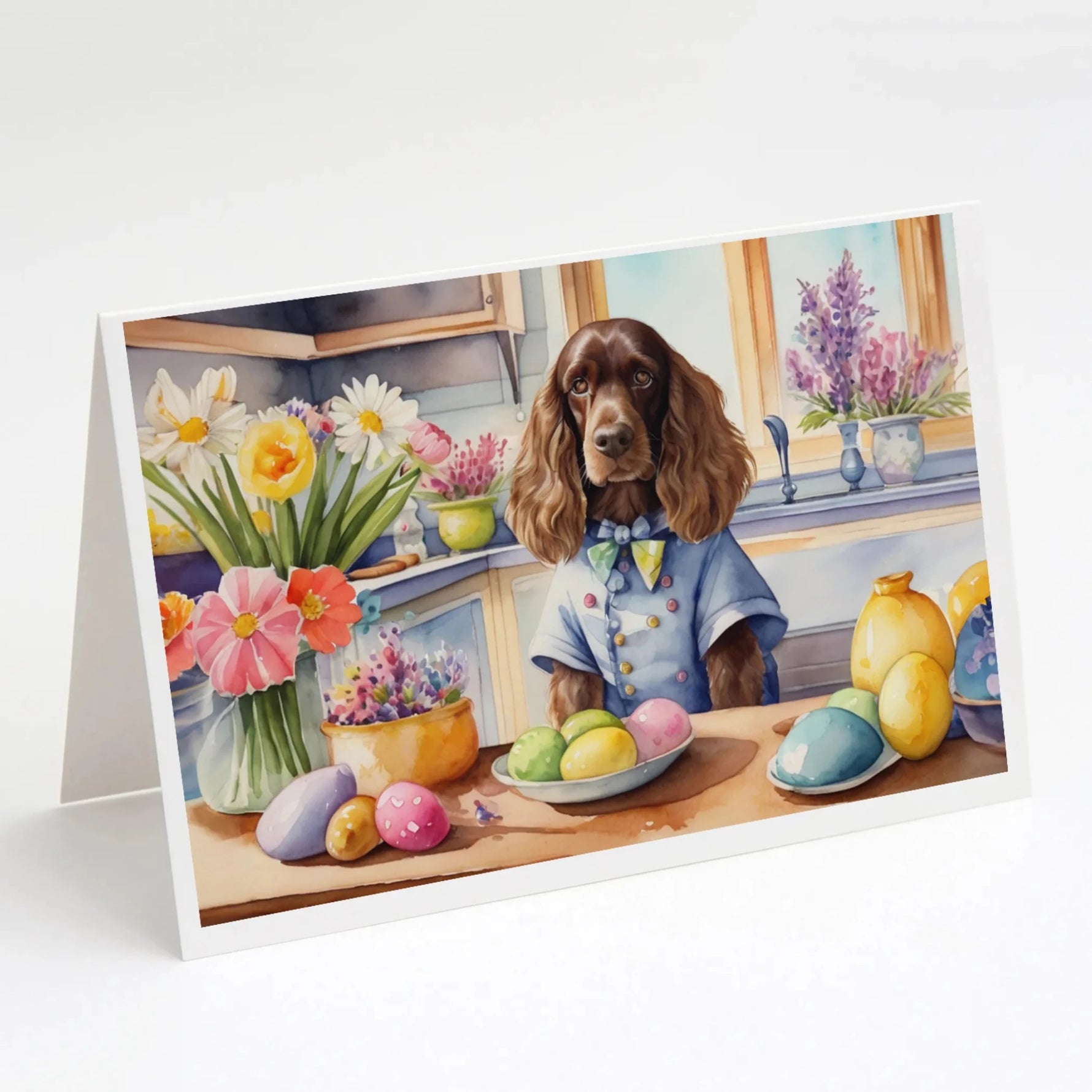 Decorating Easter Greeting Cards - Size: 5X7 | Pack Of: 8 | Collection name: Decorating easter-AMAZON FACTORY