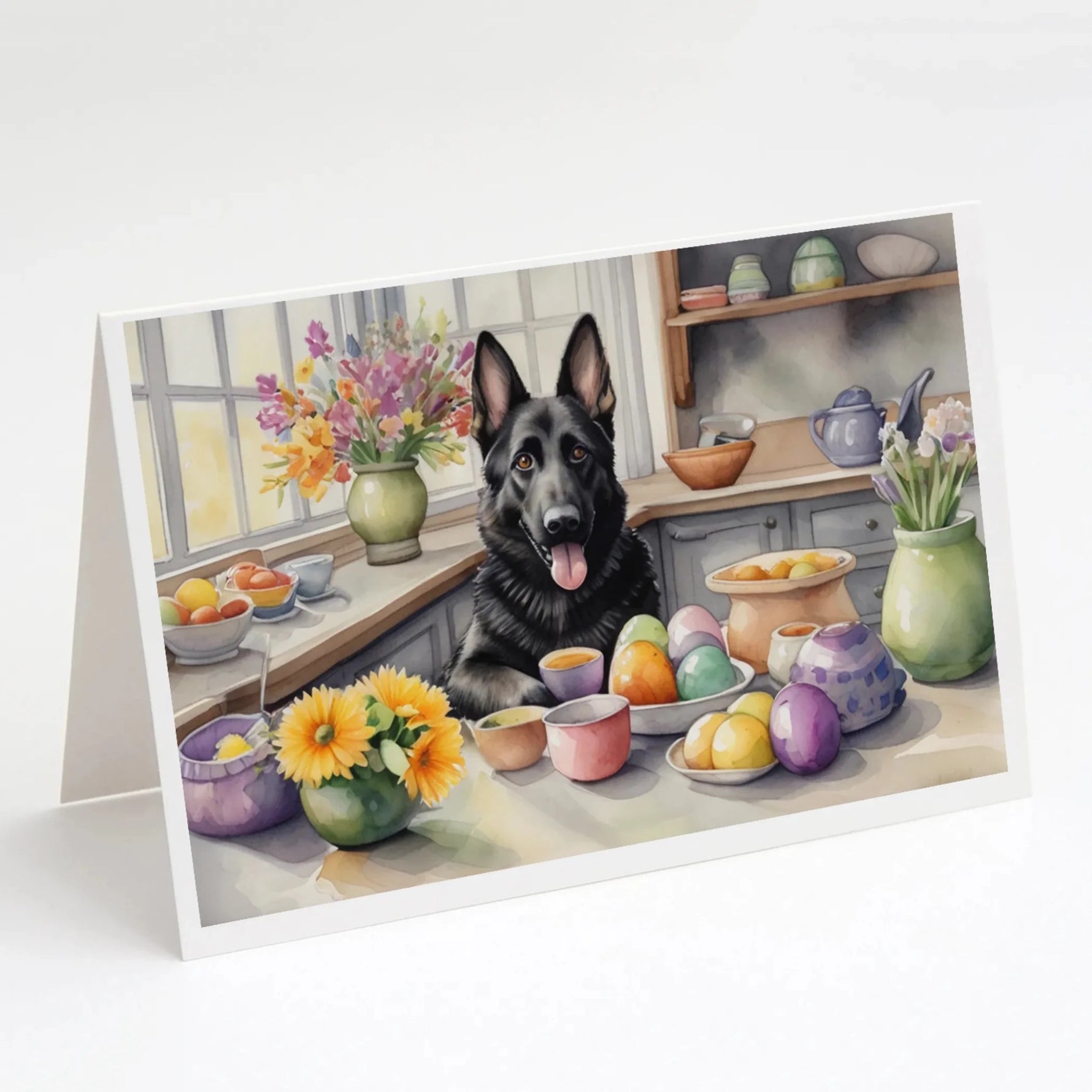 Decorating Easter Greeting Cards - Size: 5X7 | Pack Of: 8 | Collection name: Decorating easter-AMAZON FACTORY