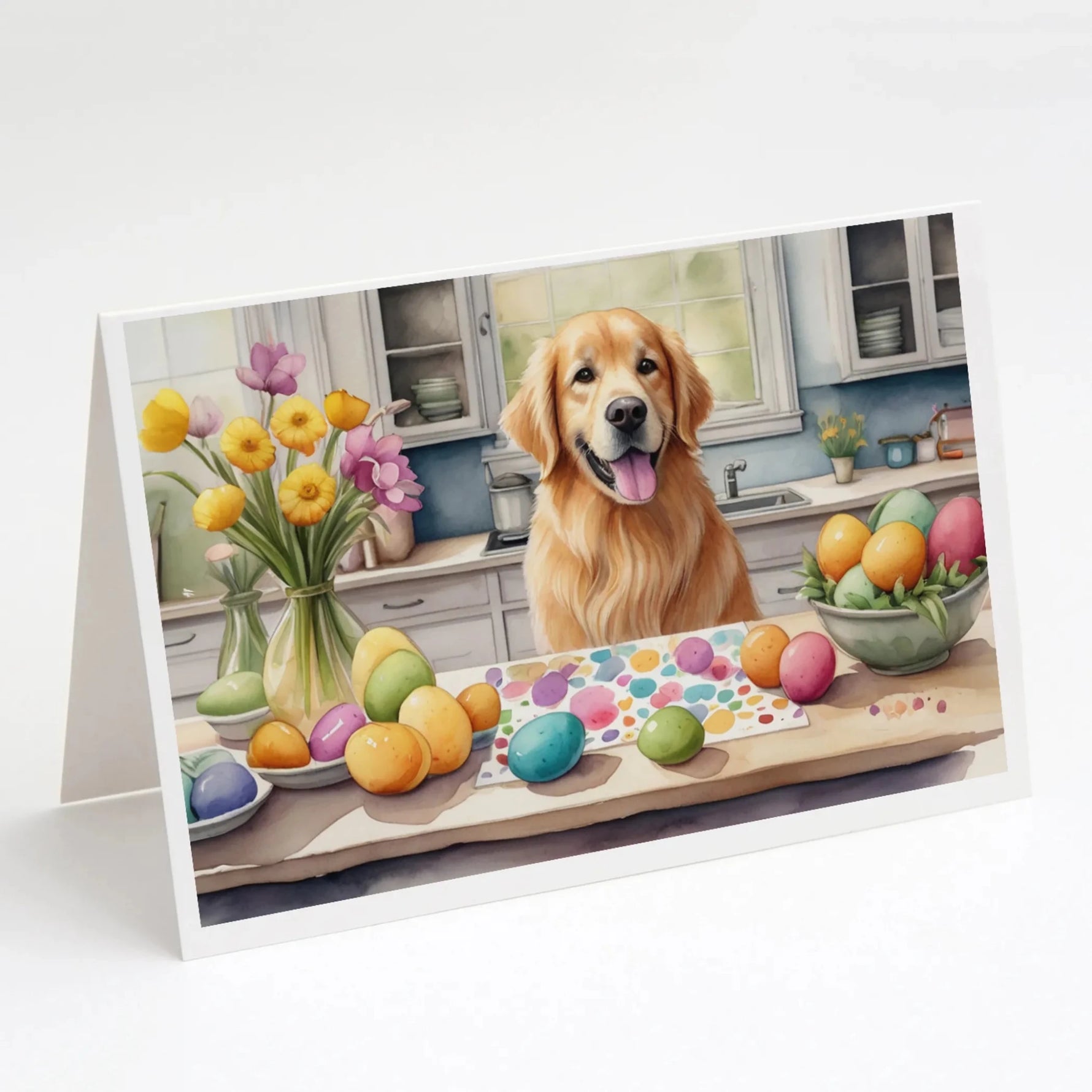 Decorating Easter Greeting Cards - Size: 5X7 | Pack Of: 8 | Collection name: Decorating easter-AMAZON FACTORY