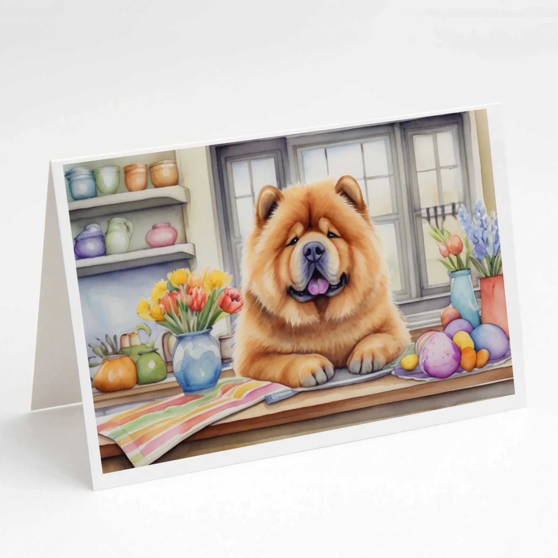 Decorating Easter Greeting Cards - Size: 5X7 | Pack Of: 8 | Collection name: Decorating easter-AMAZON FACTORY