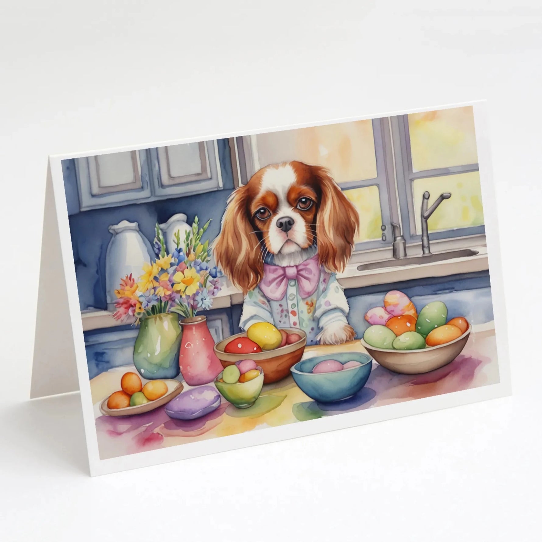 Decorating Easter Greeting Cards - Size: 5X7 | Pack Of: 8 | Collection name: Decorating easter-AMAZON FACTORY