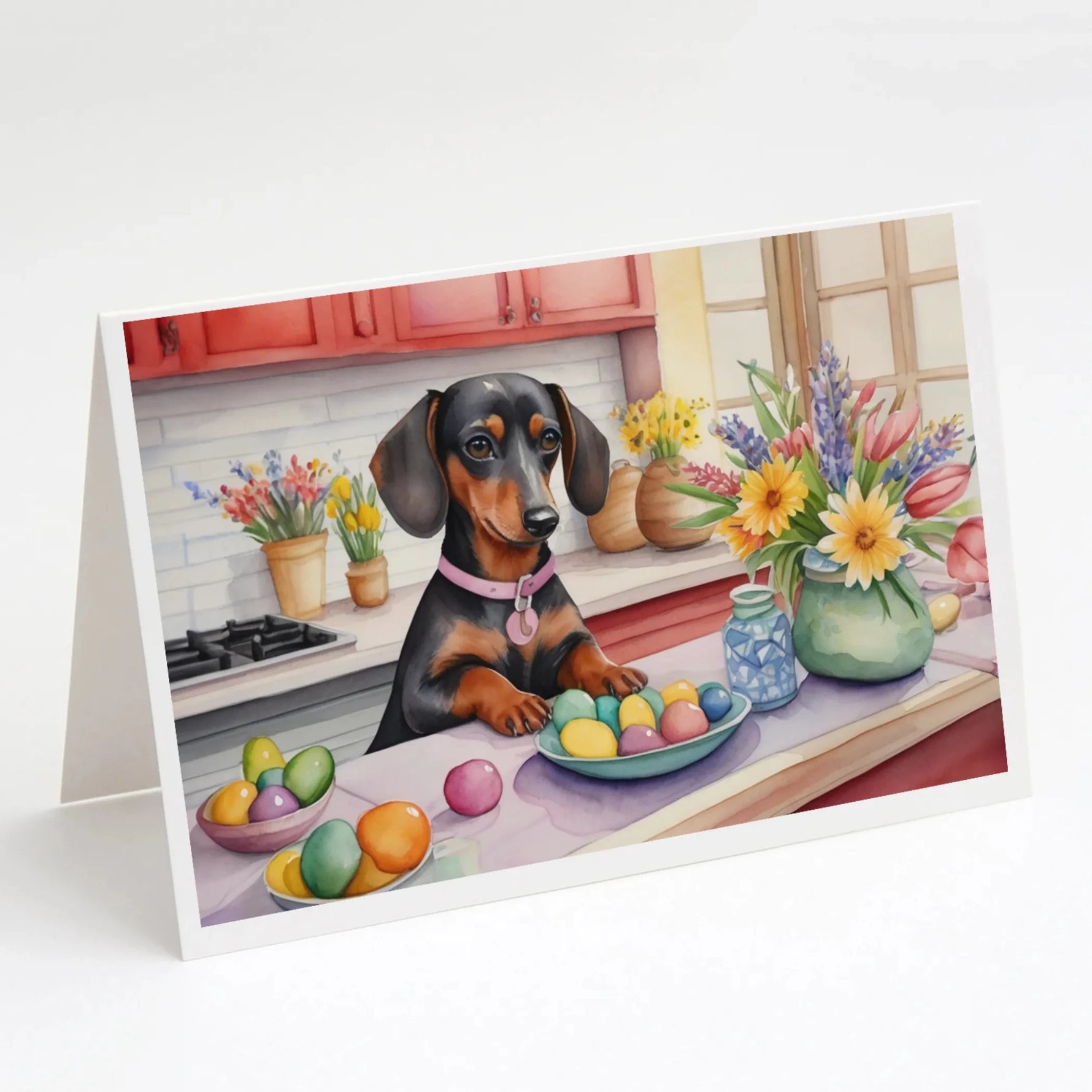 Decorating Easter Greeting Cards - Size: 5X7 | Pack Of: 8 | Collection name: Decorating easter-AMAZON FACTORY
