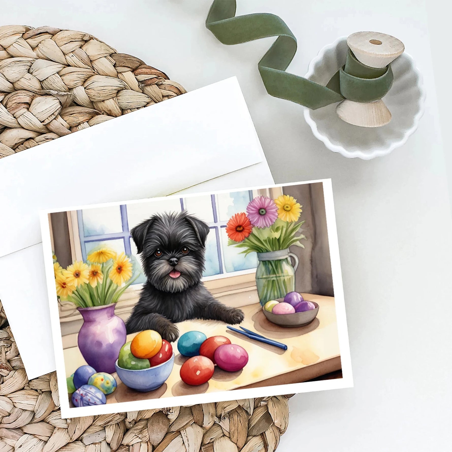 Decorating Easter Greeting Cards - Size: 5X7 | Pack Of: 8 | Collection name: Decorating easter-AMAZON FACTORY