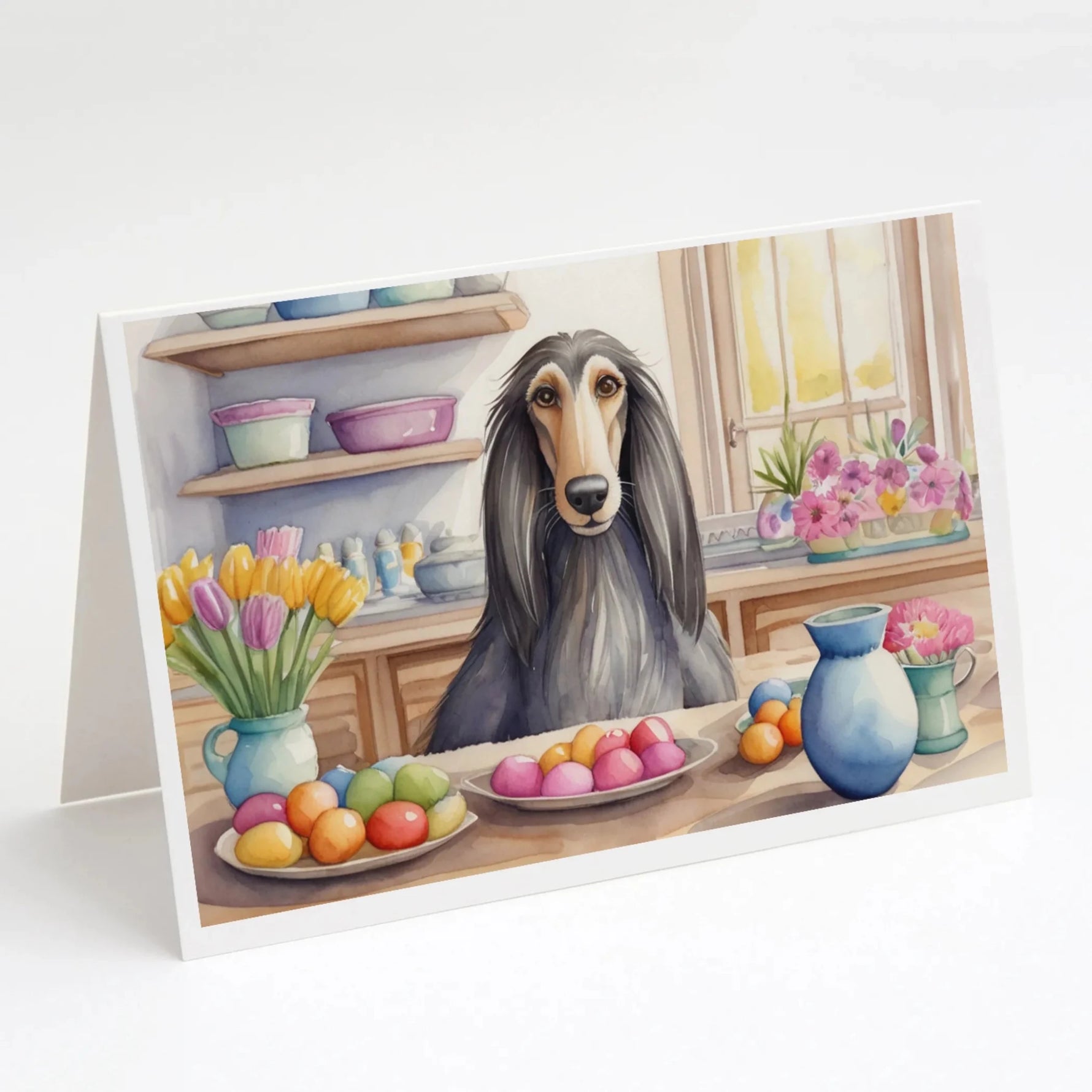 Decorating Easter Greeting Cards - Size: 5X7 | Pack Of: 8 | Collection name: Decorating easter-AMAZON FACTORY