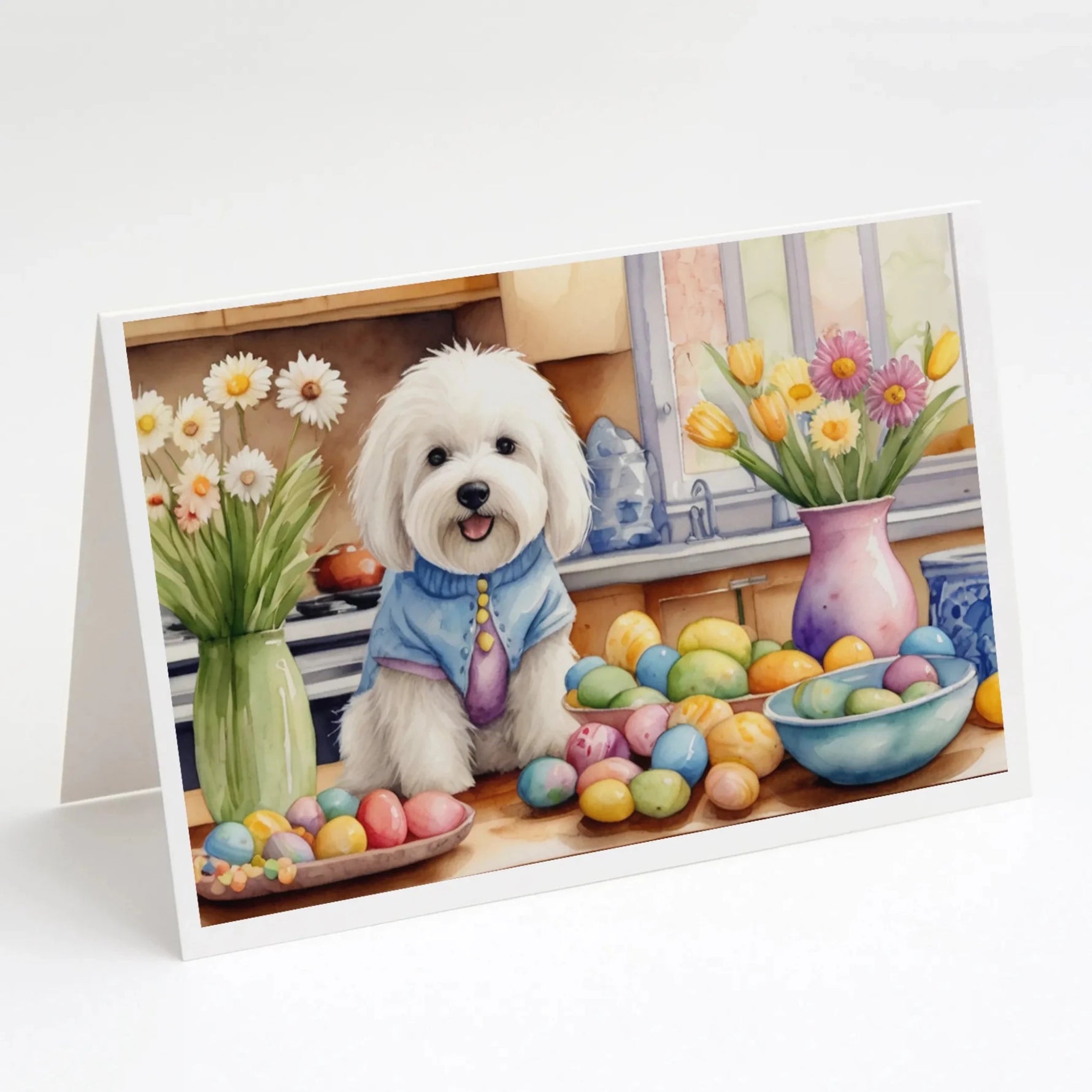 Decorating Easter Greeting Cards - Size: 5X7 | Pack Of: 8 | Collection name: Decorating easter-AMAZON FACTORY