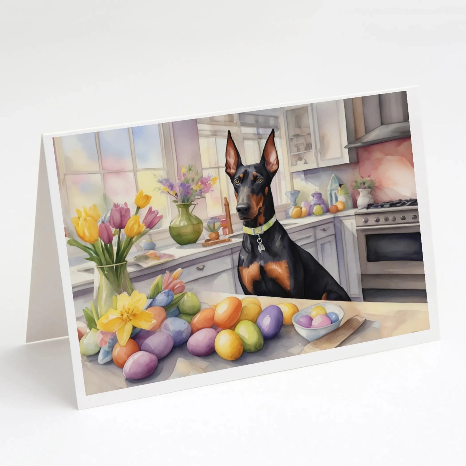 Decorating Easter Greeting Cards - Size: 5X7 | Pack Of: 8 | Collection name: Decorating easter-AMAZON FACTORY