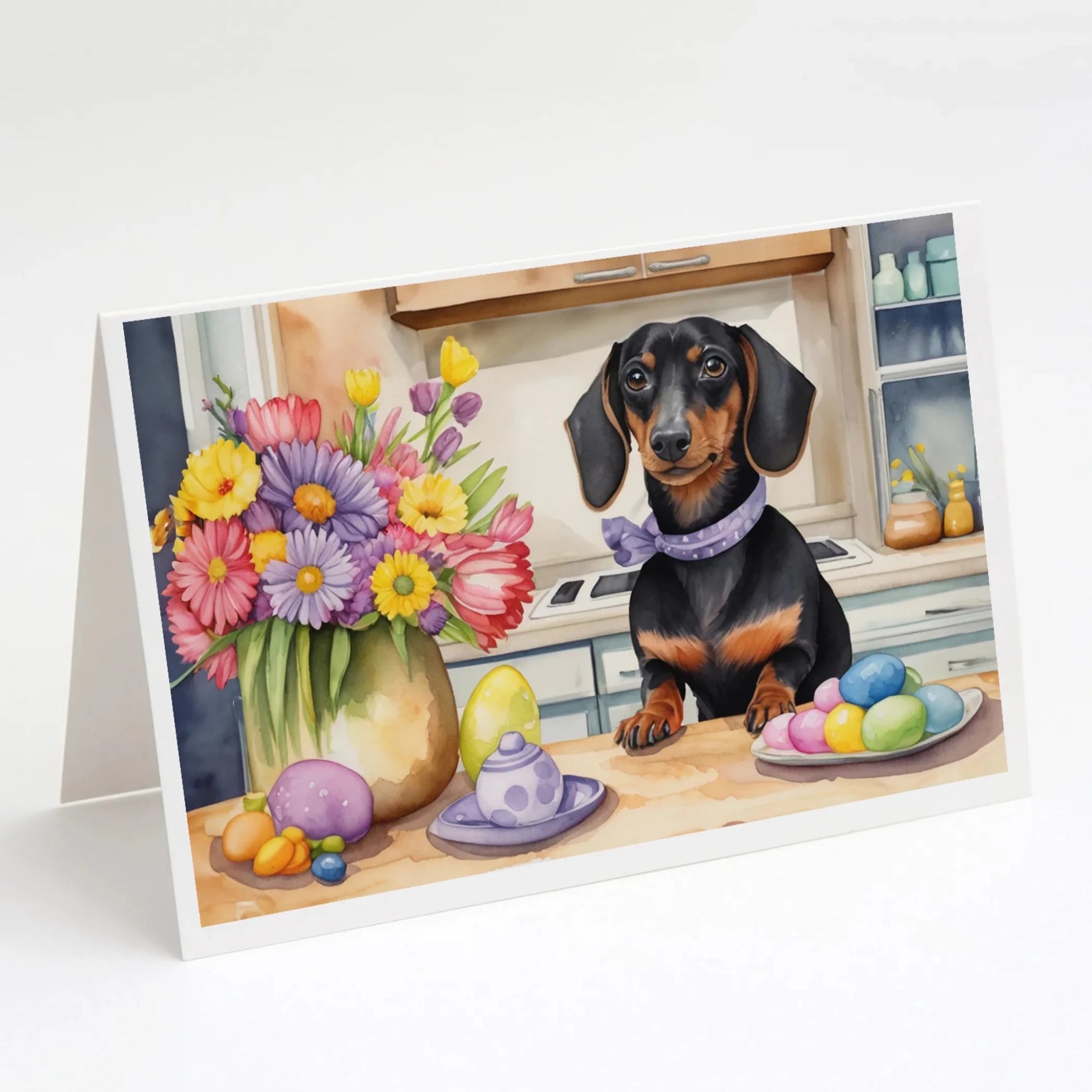 Decorating Easter Greeting Cards - Size: 5X7 | Pack Of: 8 | Collection name: Decorating easter-AMAZON FACTORY
