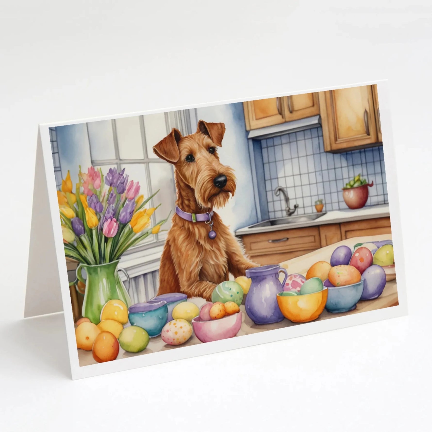 Decorating Easter Greeting Cards - Size: 5X7 | Pack Of: 8 | Collection name: Decorating easter-AMAZON FACTORY