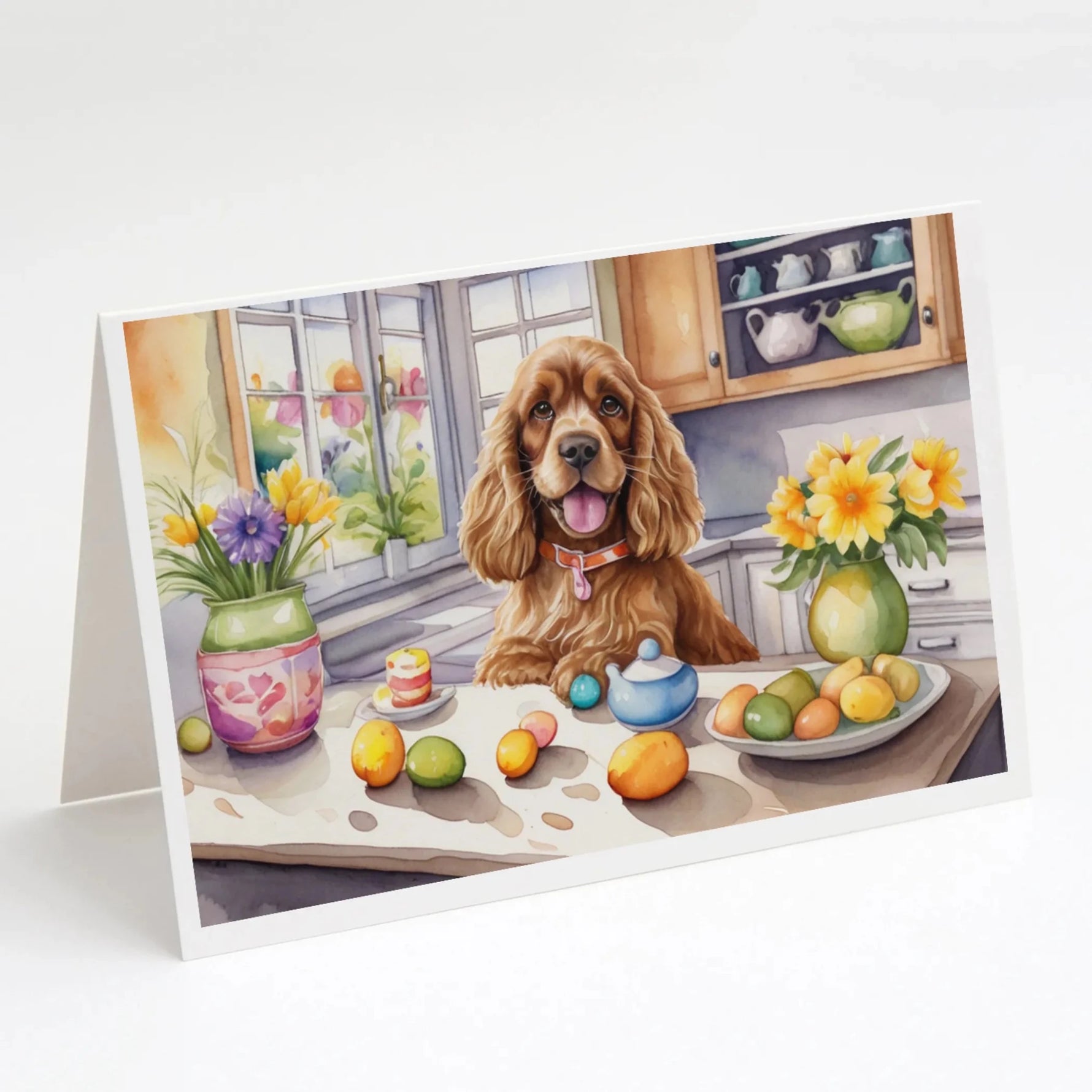 Decorating Easter Greeting Cards - Size: 5X7 | Pack Of: 8 | Collection name: Decorating easter-AMAZON FACTORY