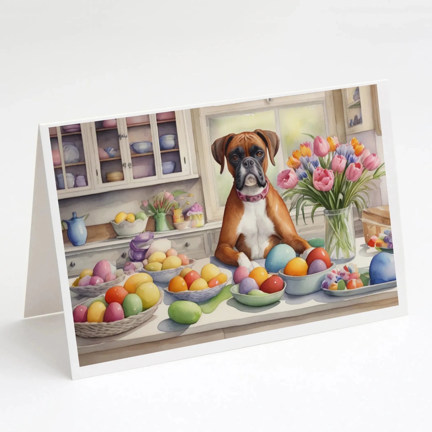 Decorating Easter Greeting Cards - Size: 5X7 | Pack Of: 8 | Collection name: Decorating easter-AMAZON FACTORY