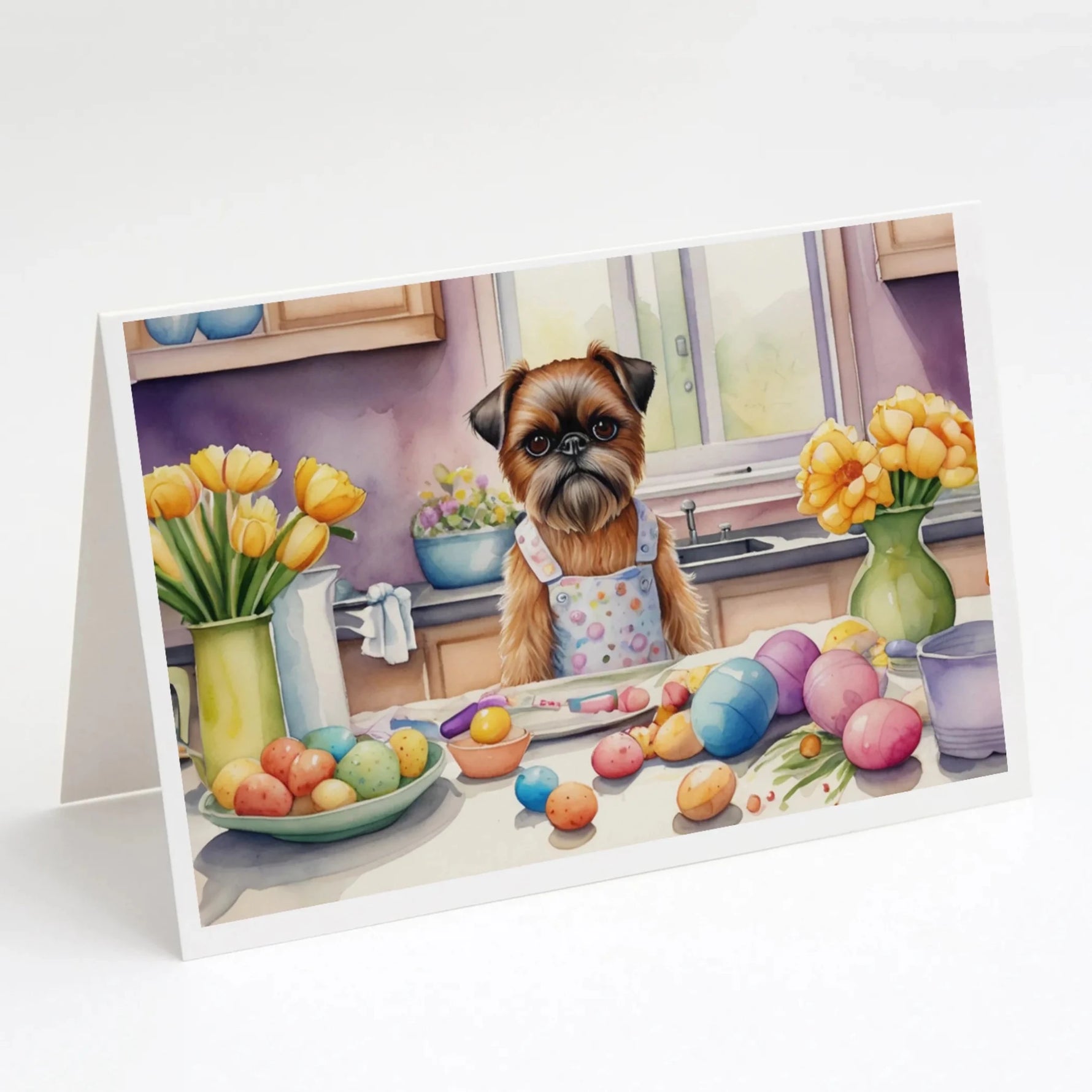 Decorating Easter Greeting Cards - Size: 5X7 | Pack Of: 8 | Collection name: Decorating easter-AMAZON FACTORY