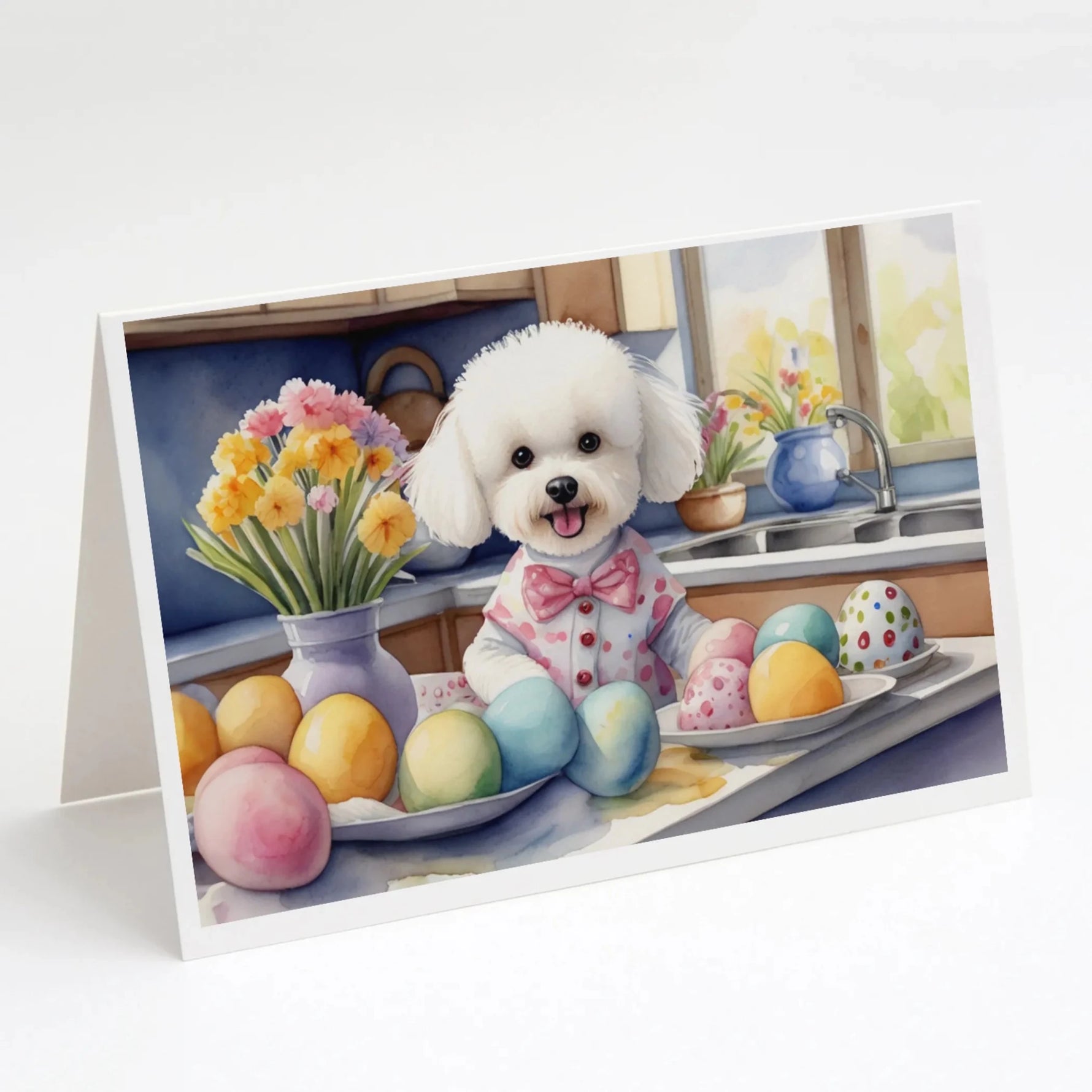 Decorating Easter Greeting Cards - Size: 5X7 | Pack Of: 8 | Collection name: Decorating easter-AMAZON FACTORY