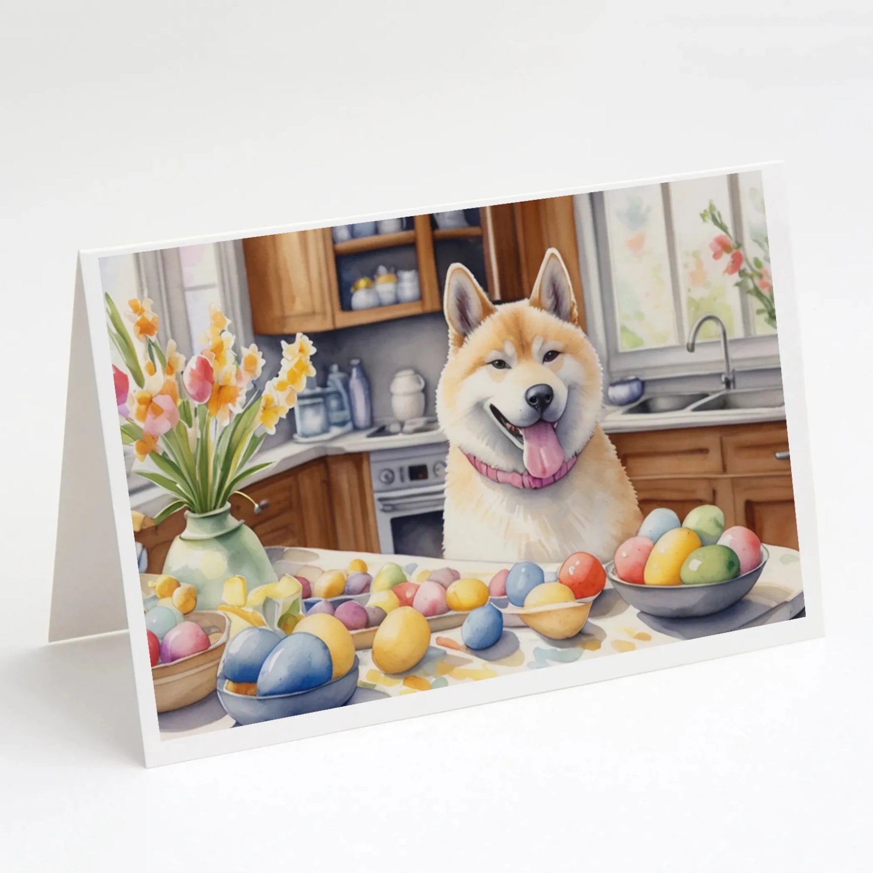 Decorating Easter Greeting Cards - Size: 5X7 | Pack Of: 8 | Collection name: Decorating easter-AMAZON FACTORY