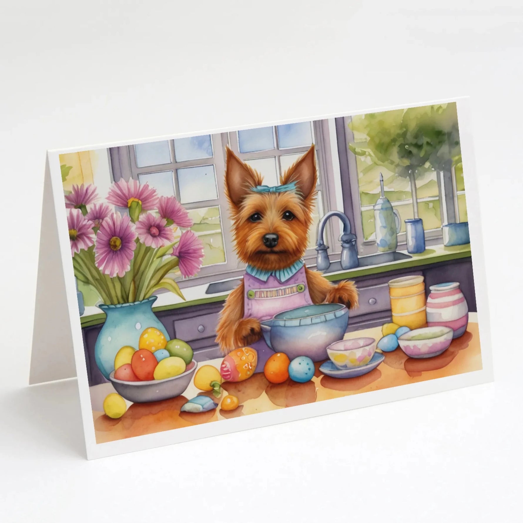 Decorating Easter Greeting Cards - Size: 5X7 | Pack Of: 8 | Collection name: Decorating easter-AMAZON FACTORY