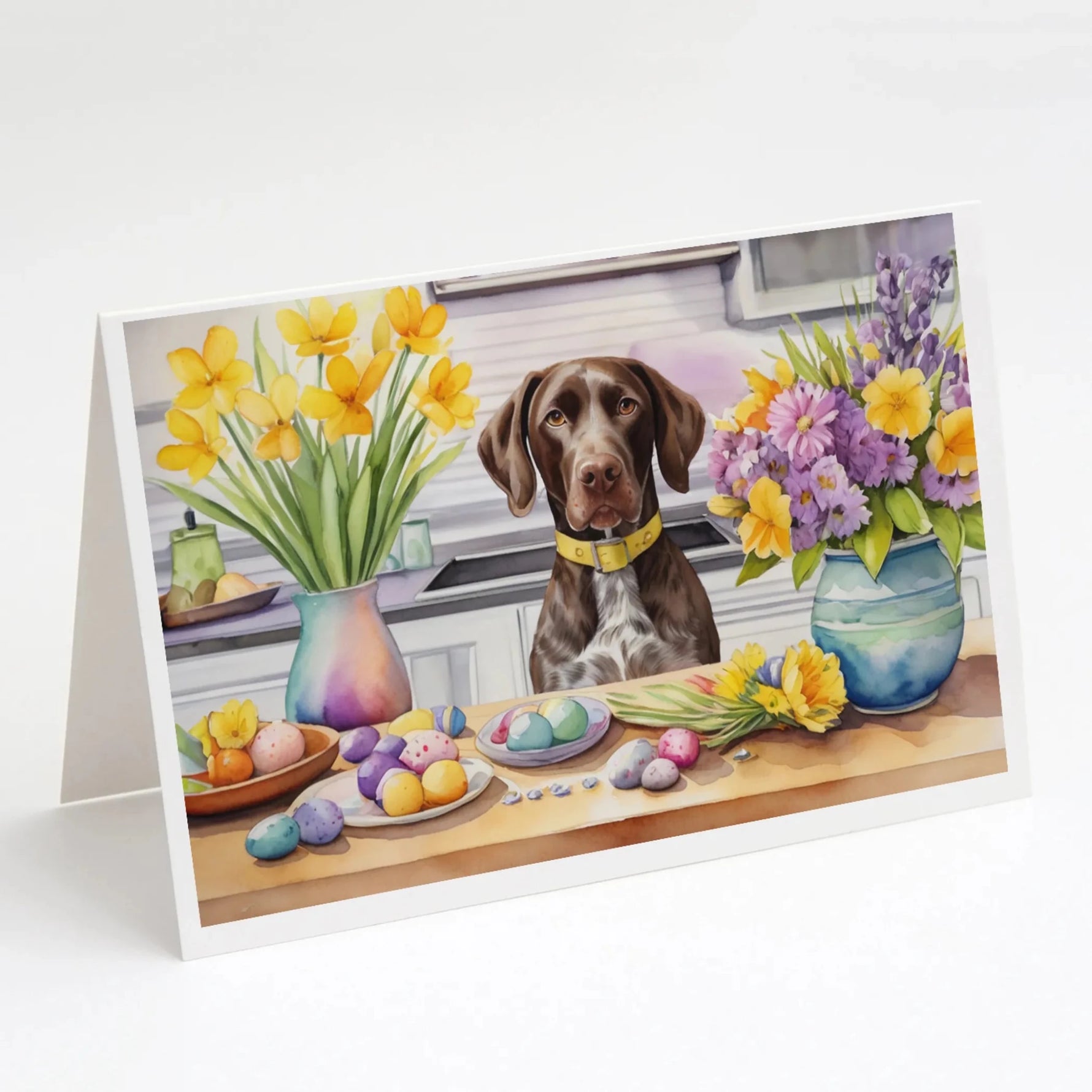 Decorating Easter Greeting Cards - Size: 5X7 | Pack Of: 8 | Collection name: Decorating easter-AMAZON FACTORY