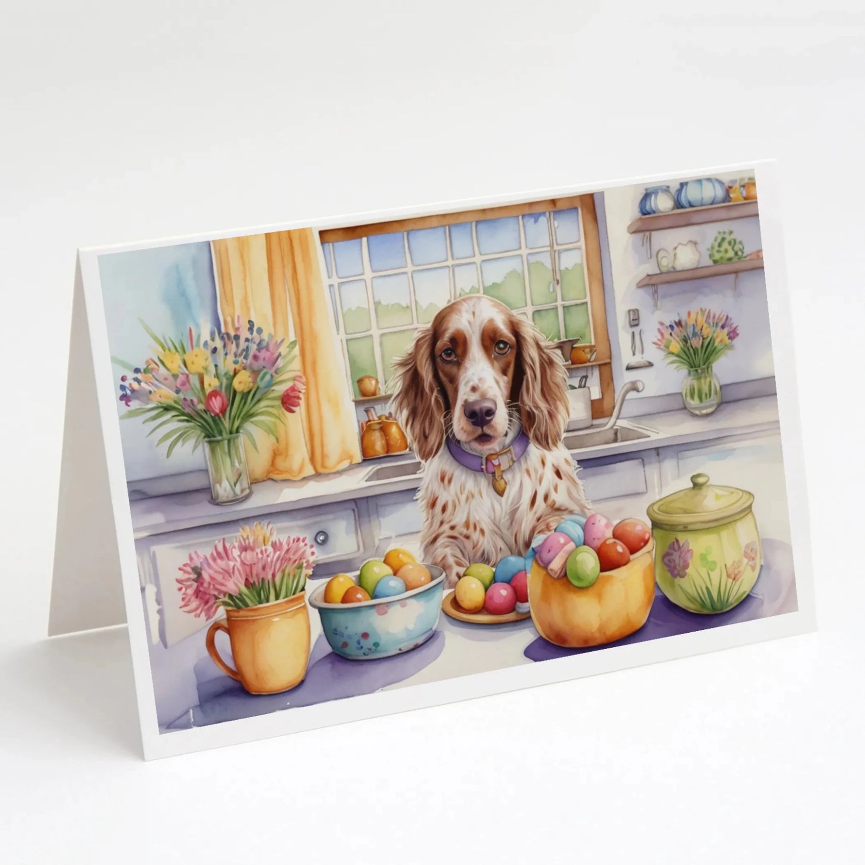 Decorating Easter Greeting Cards - Size: 5X7 | Pack Of: 8 | Collection name: Decorating easter-AMAZON FACTORY