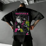 Demon Slayer Tomioka Giyu Anime T Shirt Men Women Cotton Short Sleeve Tee Tops Summer Graphic Print Streetwear Cosplay 2026 New-AMAZON FACTORY