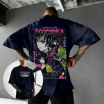 Demon Slayer Tomioka Giyu Anime T Shirt Men Women Cotton Short Sleeve Tee Tops Summer Graphic Print Streetwear Cosplay 2026 New-AMAZON FACTORY