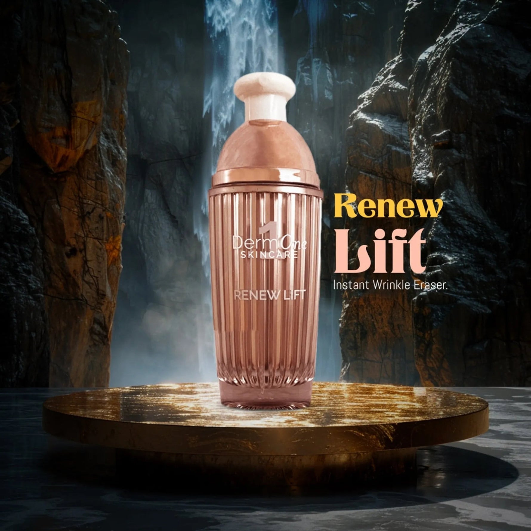 Derm 1 Renew Lift Instant Wrinkle and Bag Eraser with Peptides 0.5 fl oz - AMAZON FACTORY