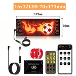 DIY Programmable LED Pixel Panel, LED Devil Eye Lights for Windshield,Customized Text & Animations for 2026 World Cup Fan Events-AMAZON FACTORY