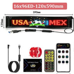 DIY Programmable LED Pixel Panel, LED Devil Eye Lights for Windshield,Customized Text & Animations for 2026 World Cup Fan Events-AMAZON FACTORY