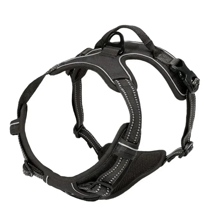 Dog Collars Harness Big Vests Leash Pet Shop Everything for Dogs Leather Puppy Accessories Medium Small Set-AMAZON FACTORY