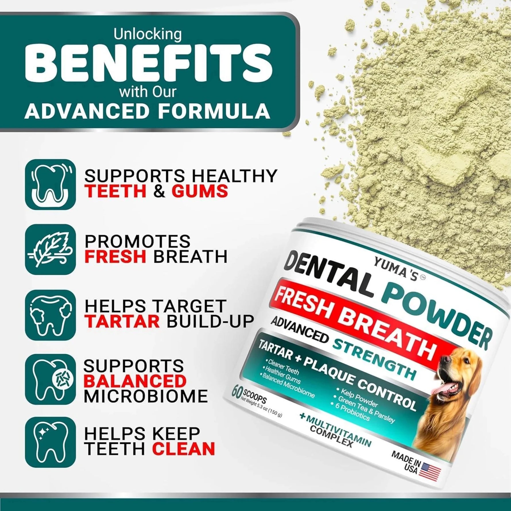 Dog Dental Powder Breath Freshener-AMAZON FACTORY