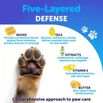 Dog Paw Balm Lick Safe Snout Soother Moisturizies Soothes & Nourishes Irritated Paw Pads and Dry Nose Protects from Cracks & Wounds Dog Feet Balm-AMAZON FACTORY
