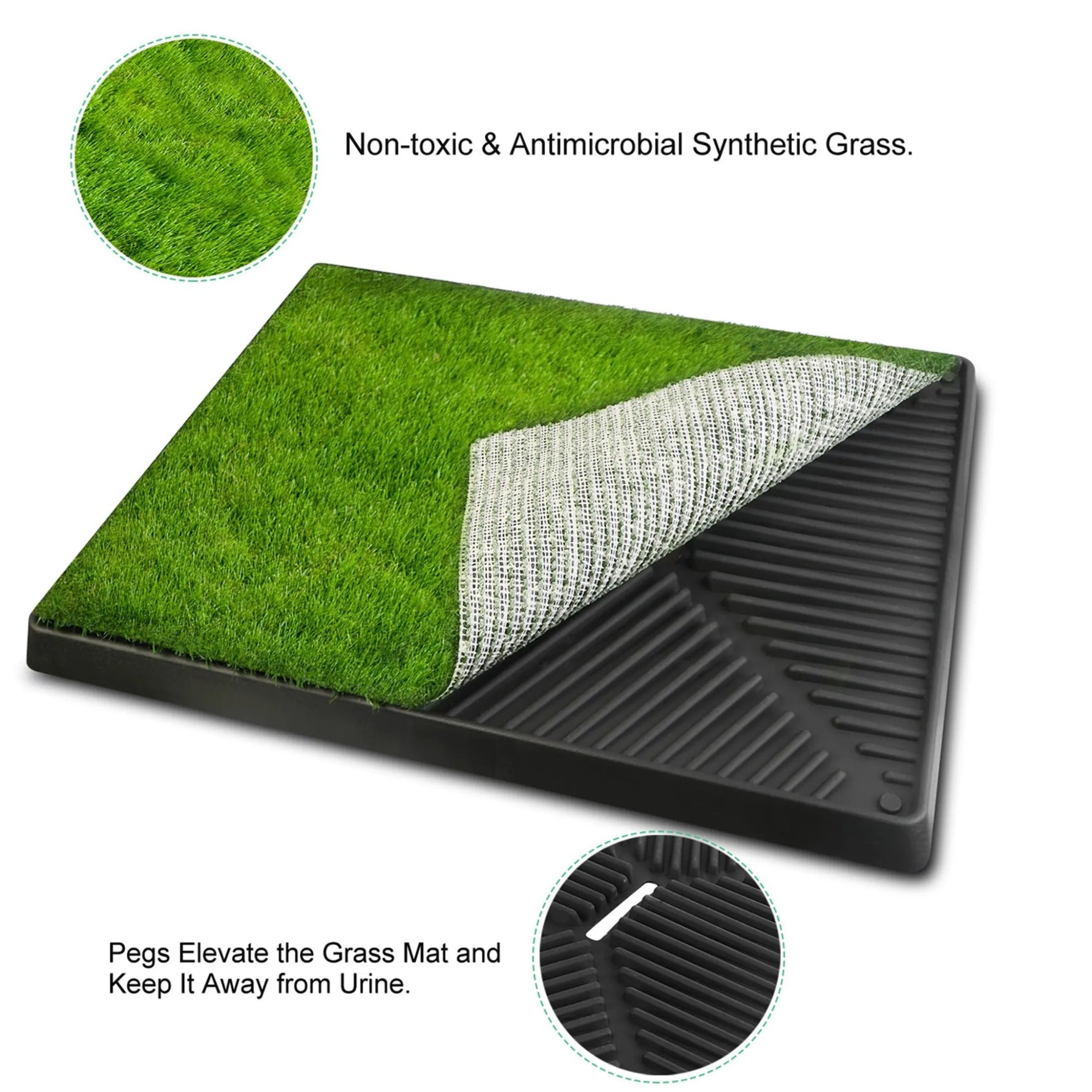 Dog Potty Training Artificial Grass Pad Pet Cat Toilet - AMAZON FACTORY