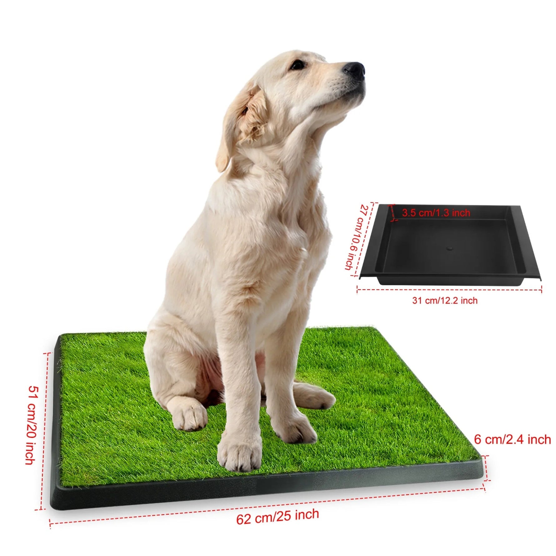 Dog Potty Training Artificial Grass Pad Pet Cat Toilet - AMAZON FACTORY