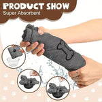 Dog Towel Drying Dog Cat Pet Towel, Puppy Microfiber Quick-drying Dog Claw Bath Towel, Pet Bath Products Absorbent Medium Dog-AMAZON FACTORY