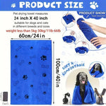 Dog Towel Drying Dog Cat Pet Towel, Puppy Microfiber Quick-drying Dog Claw Bath Towel, Pet Bath Products Absorbent Medium Dog-AMAZON FACTORY
