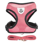 Dogs and Cats Harness Vest Walking Lead Leash For Puppy Dogs Collar Polyester Adjustable-AMAZON FACTORY